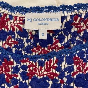 Mi Golondrina long sleeve blouse